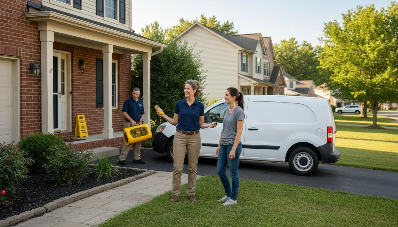 Residential water damage restoration in West Glacier, MT